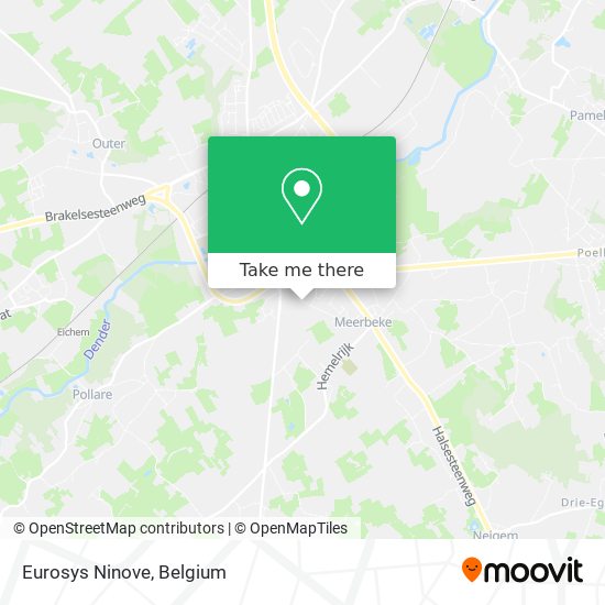 Eurosys Ninove map