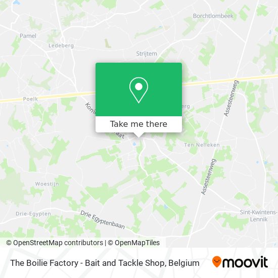 The Boilie Factory - Bait and Tackle Shop map