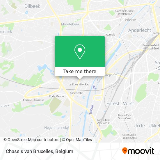 Chassis van Bruxelles map