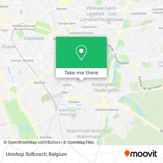 Unishop Solbosch map