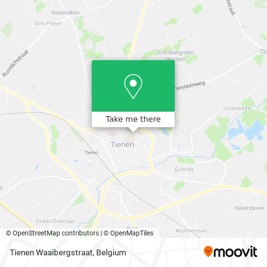 Tienen Waaibergstraat map