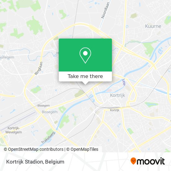 Kortrijk Stadion plan