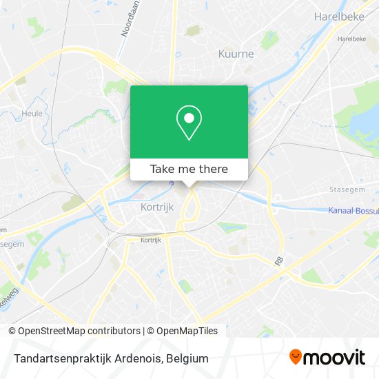Tandartsenpraktijk Ardenois map