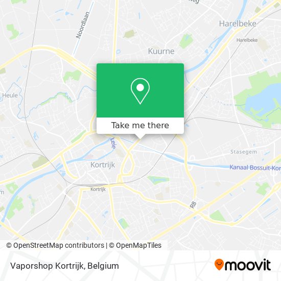 Vaporshop Kortrijk plan