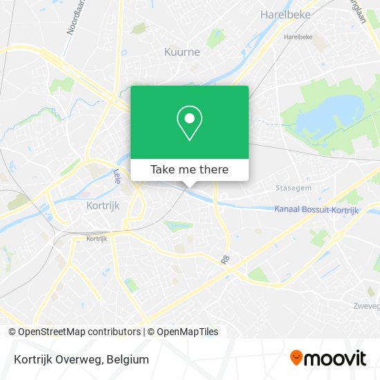Kortrijk Overweg map