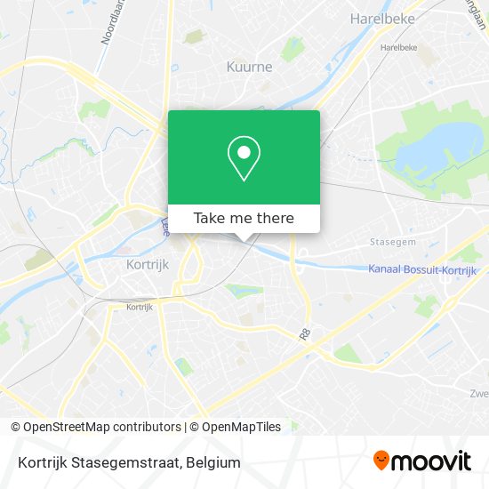 Kortrijk Stasegemstraat map