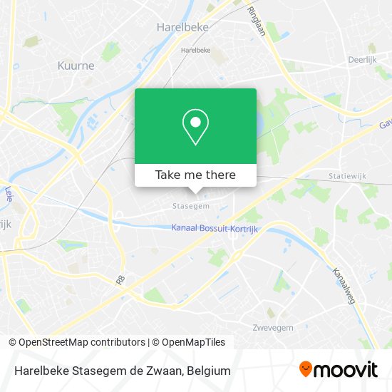 Harelbeke Stasegem de Zwaan plan