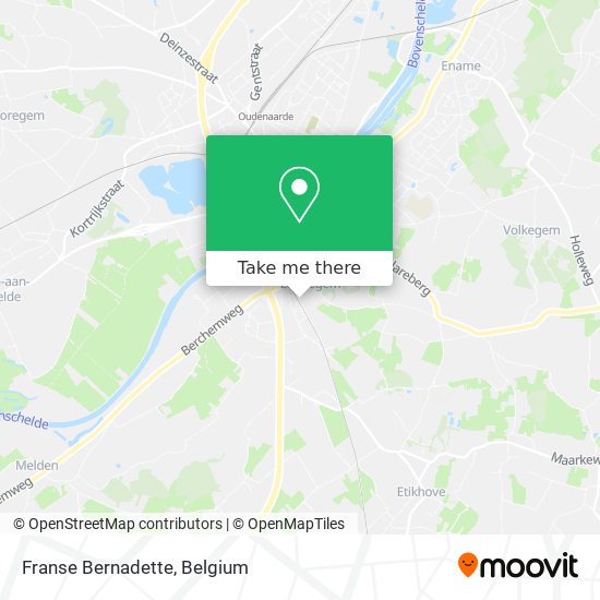 Franse Bernadette map