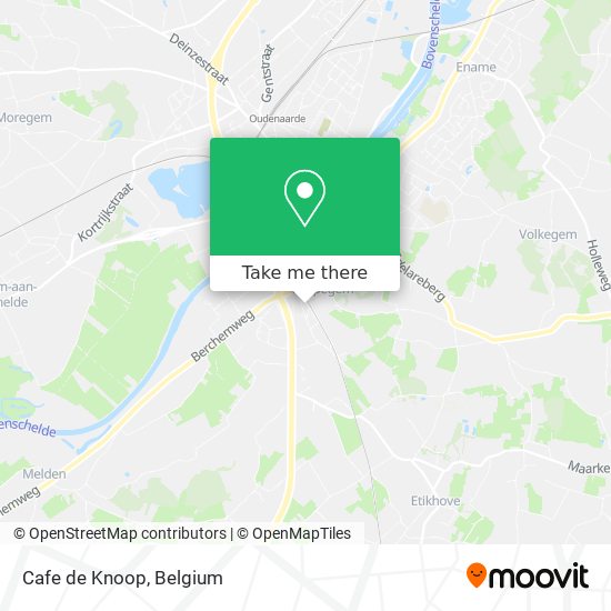 Cafe de Knoop map