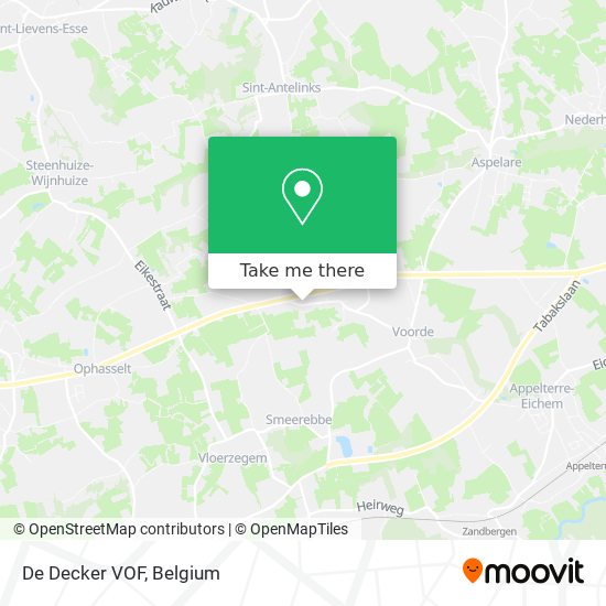 De Decker VOF map