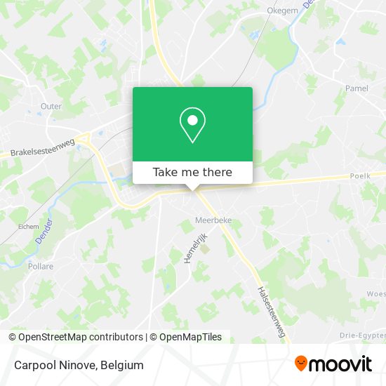 Carpool Ninove map