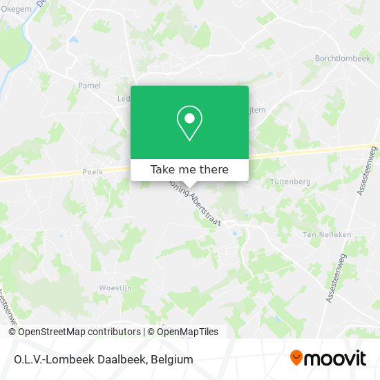 O.L.V.-Lombeek Daalbeek map