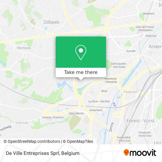 De Ville Entreprises Sprl map