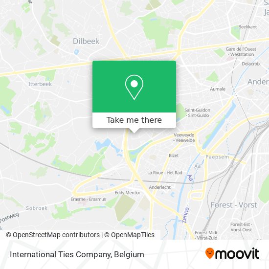 International Ties Company map