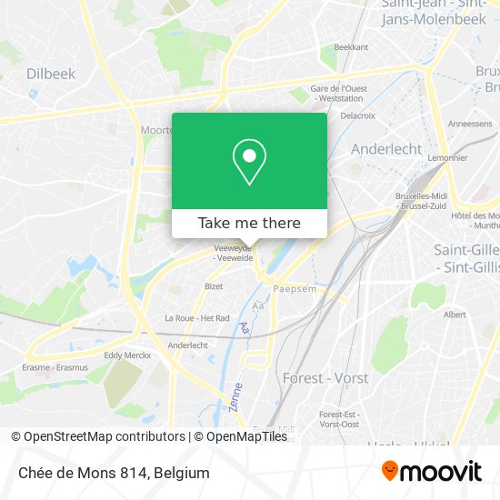 Chée de Mons 814 map