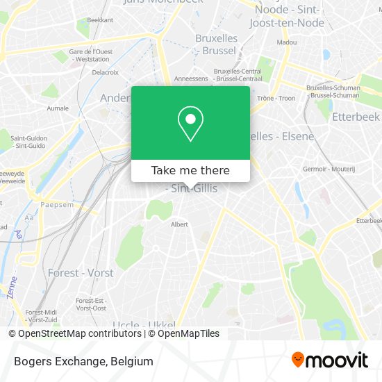 Bogers Exchange map