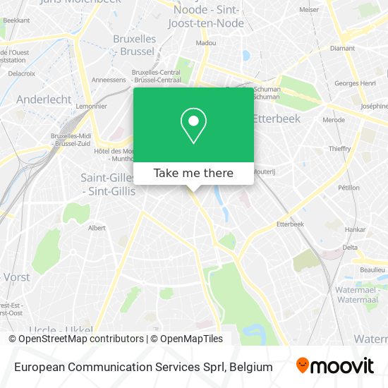 European Communication Services Sprl map