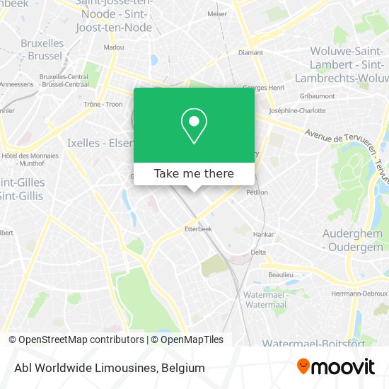 Abl Worldwide Limousines map