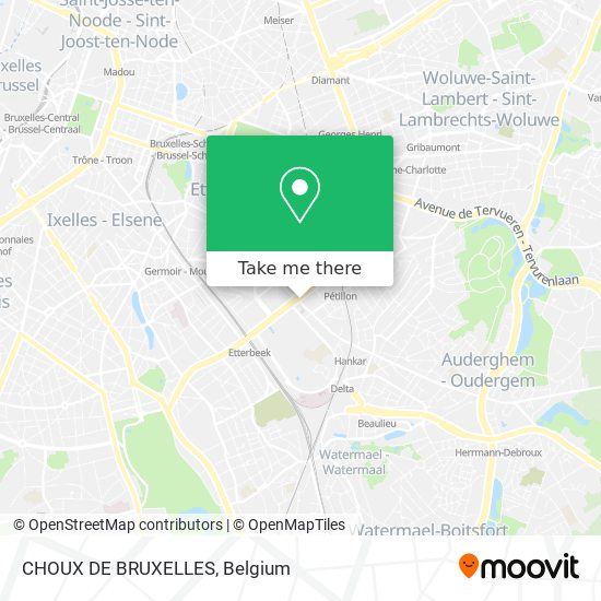 CHOUX DE BRUXELLES map