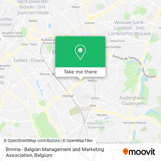 Bmma - Belgian Management and Marketing Association map