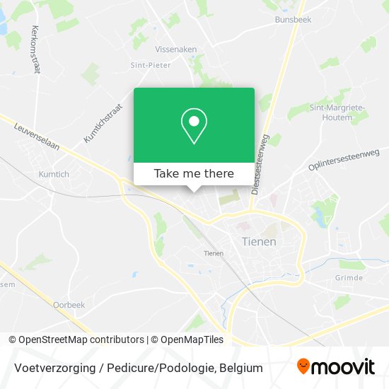 Voetverzorging / Pedicure / Podologie plan