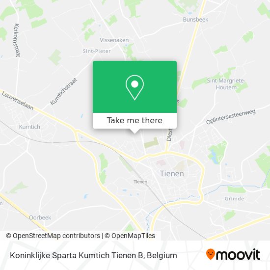 Koninklijke Sparta Kumtich Tienen B map