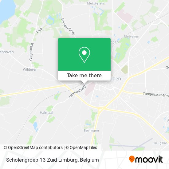 Scholengroep 13 Zuid Limburg map