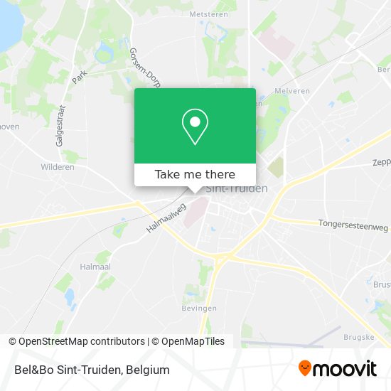 Bel&Bo Sint-Truiden map