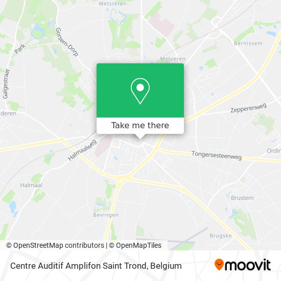 Centre Auditif Amplifon Saint Trond map