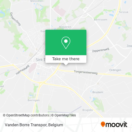 Vanden Borre Transpor map