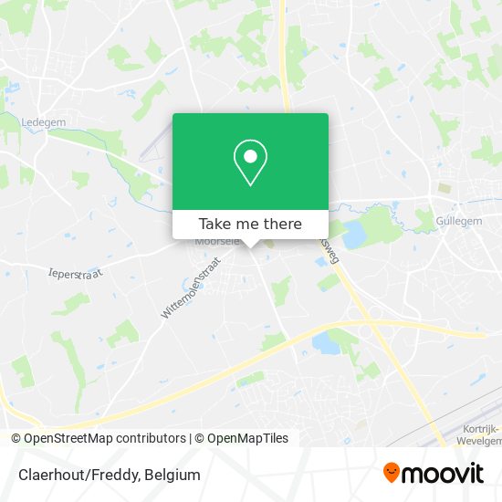 Claerhout/Freddy map