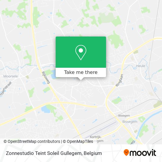 Zonnestudio Teint Soleil Gullegem map