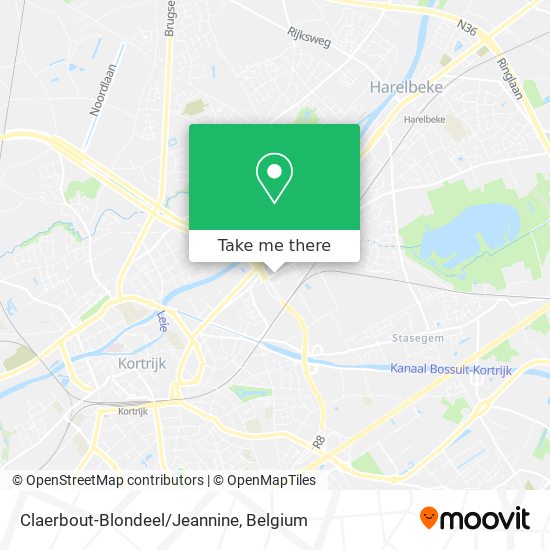 Claerbout-Blondeel/Jeannine map