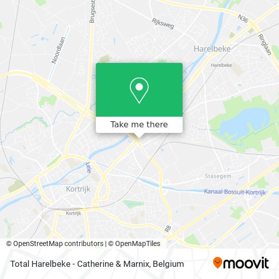 Total Harelbeke - Catherine & Marnix map