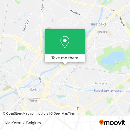 Kia Kortrijk map