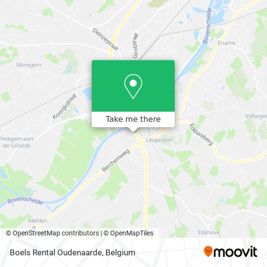 Boels Rental Oudenaarde map