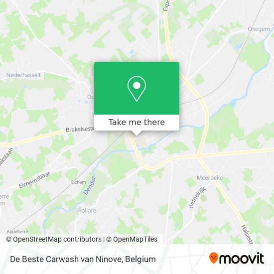 De Beste Carwash van Ninove plan