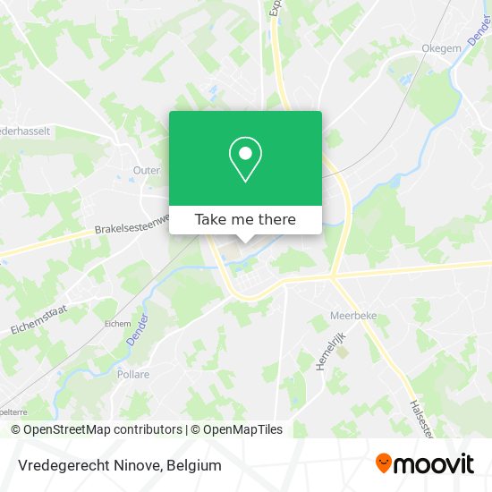 Vredegerecht Ninove map