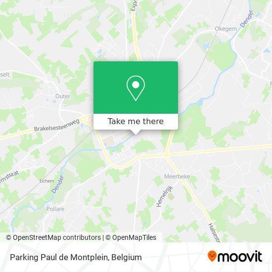 Parking Paul de Montplein map