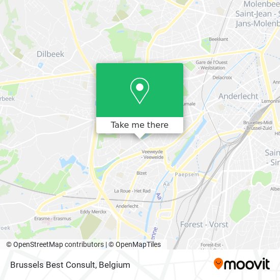 Brussels Best Consult map