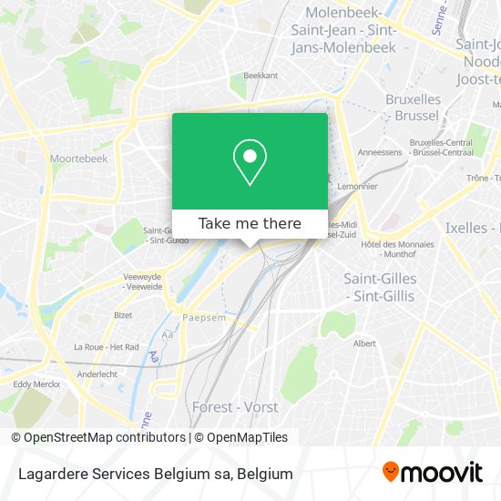 Lagardere Services Belgium sa plan