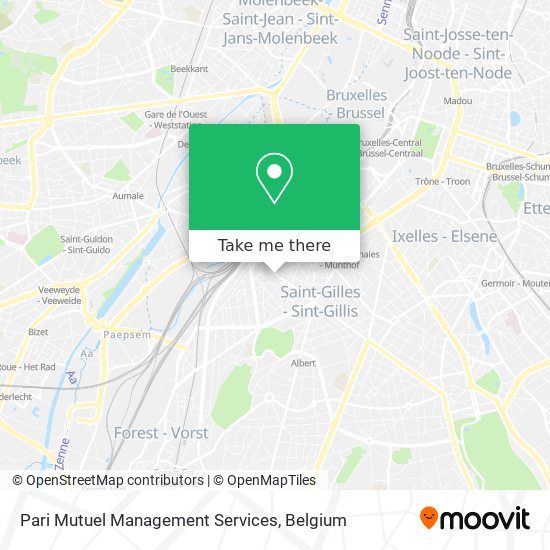 Pari Mutuel Management Services map