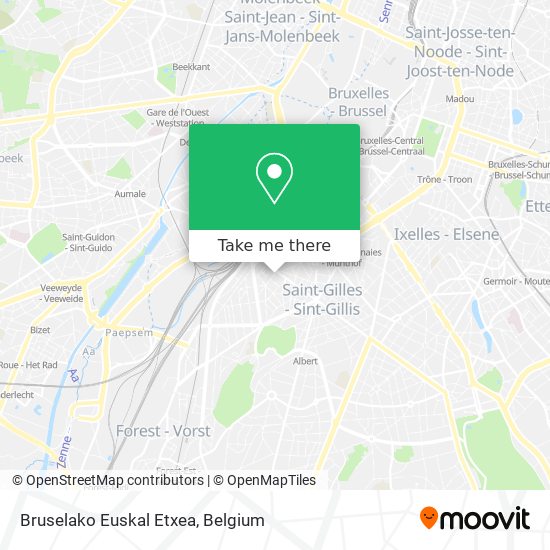 Bruselako Euskal Etxea map