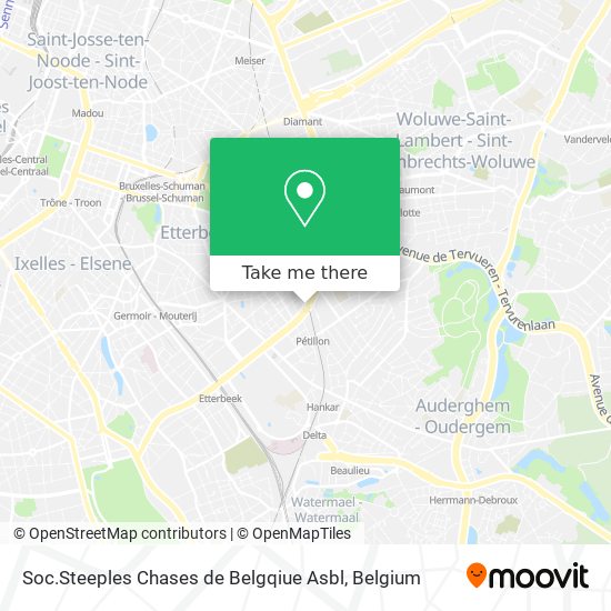 Soc.Steeples Chases de Belgqiue Asbl map