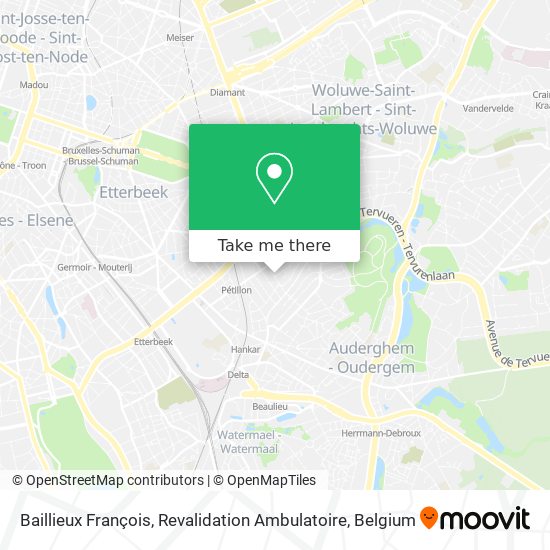 Baillieux François, Revalidation Ambulatoire map