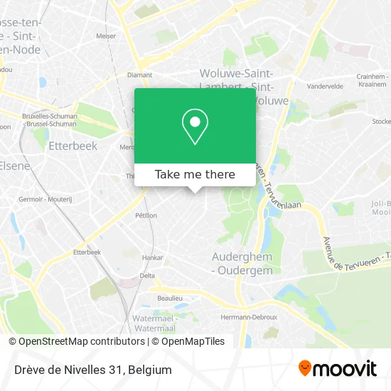 Drève de Nivelles 31 map