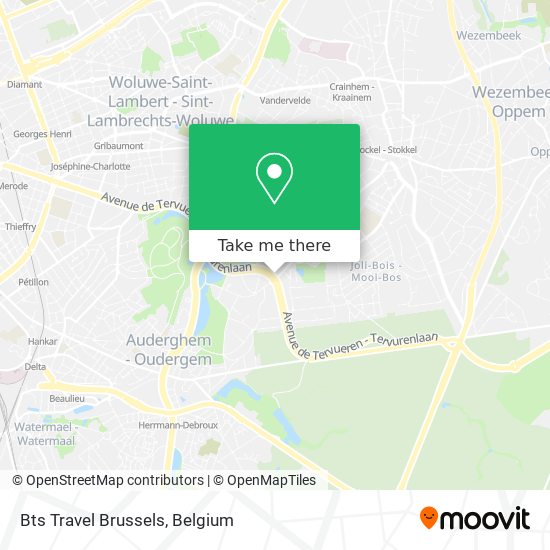 Bts Travel Brussels map