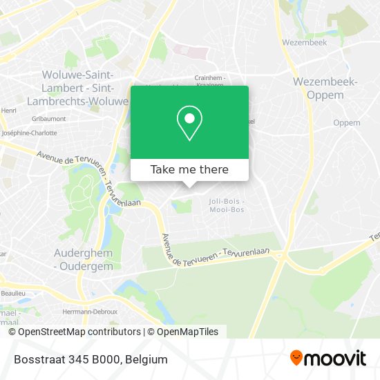 Bosstraat 345 B000 plan