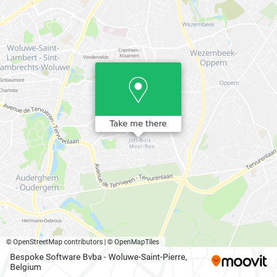 Bespoke Software Bvba - Woluwe-Saint-Pierre map