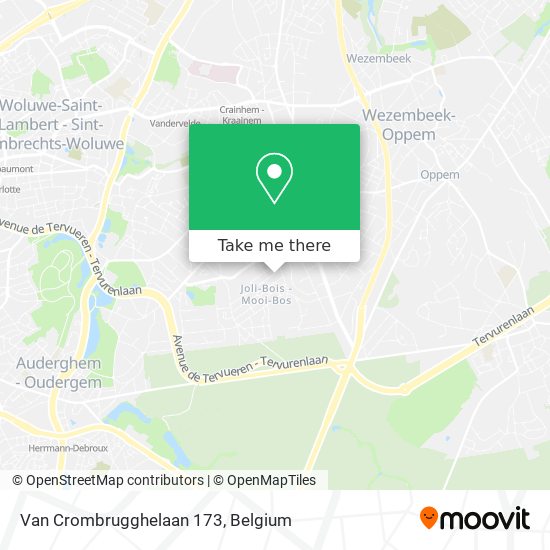 Van Crombrugghelaan 173 map